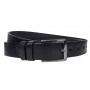 Curea batal barbati, eleganta pentru costum, din piele naturala, Negru, Latime 3.2cm, lungime pana la 170cm - CK86N